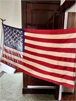 American Flag with Pole
