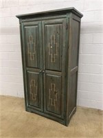 Painted Modern 2-door Entertainment Cabinet