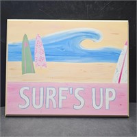 Surfs up plaque
