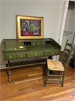 Gorgeous Green Desk