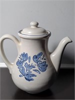 Blue White Lidded Pitcher -Wedgewood