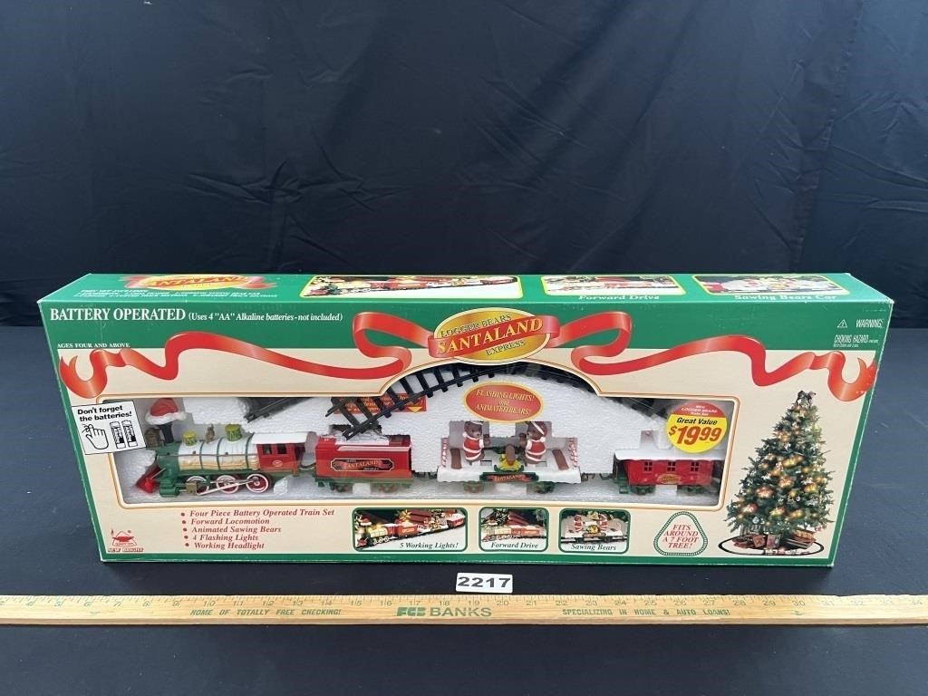 Santaland Train Set in Box