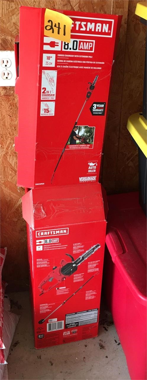 Craftsman Corded Chainsaw w/extension Pole