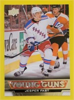 Jesper Fast 2013-14 UD Young Guns Rookie Card