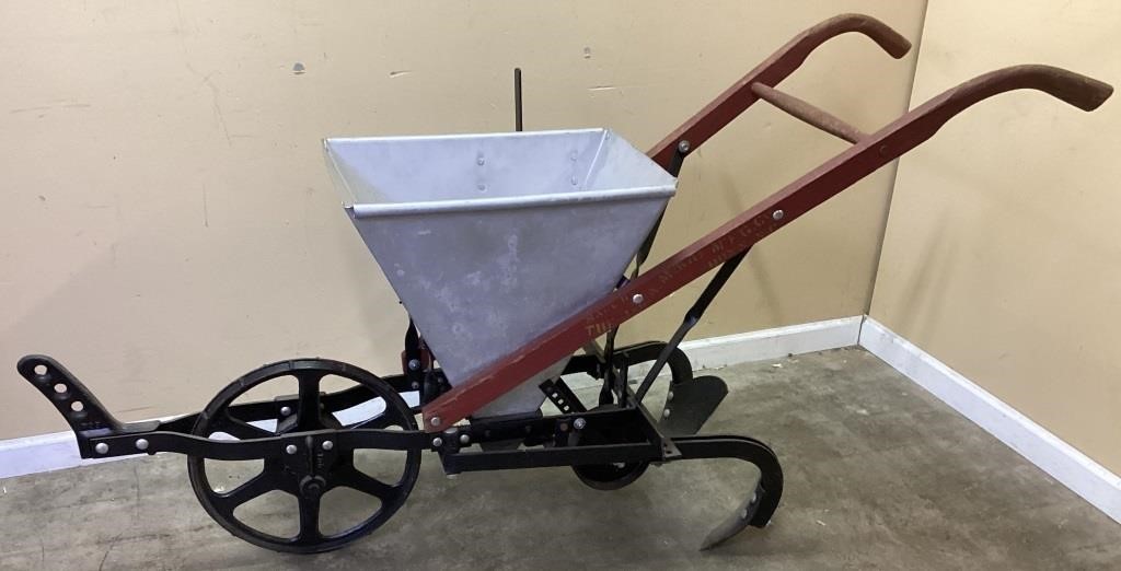 ANTIQUE SEED PLOW, RESTORED VGC