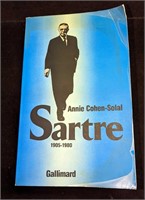 Annie Cohen-Solal Signed Sartre 1905-1980 French S