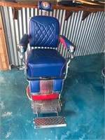 Texas Rangers Barber Style Chair