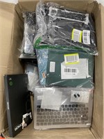BOX OF ASSORTED TABLET AND COMPUTER CASES