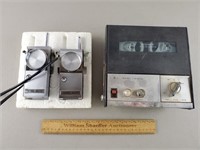 Vintage Sony-Matic Recorder & Walkie Talkies