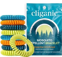 Cliganic 10 Pack Mosquito Repellent Bracelets