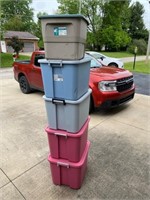 5 totes - up to 20 gallon