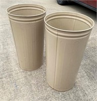2pcs- industrial waste cans