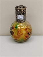 ART GLASS OIL LAMP 4" X 6"
