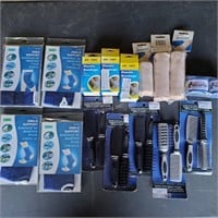 First aid wraps, supports, new brush/comb sets -YA