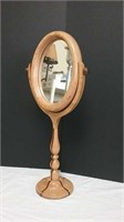 Wooden Vanity Mirror 22" High