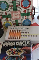 Lot of 3 Vintage Games-Backgammon-Inner Circle