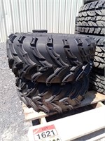 (2) Mars ATV UTV 25X10-12 Tires