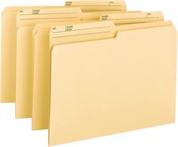 2 PKS - Smead 100 Reversible Letter File Folders