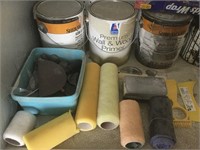 Misc. paint supplies & paint