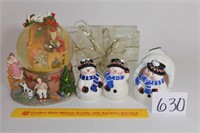 Christmas lot - Snowman Salt & Pepper Set