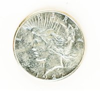 Coin Rare 1927-S Peace Dollar - Gem BU