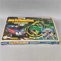 HO-SCALE TYCO JEEP SLOT CAR SET