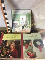 Martha Stewart holiday decorating& cookbooks