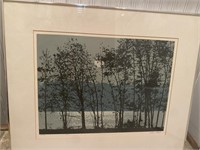 "Lakeside" William Streech Screen Print