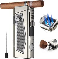 Cigar Lighter 4 Torch Jet Flame