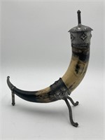 Large Norwegian Drinking Horn