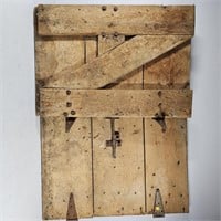 (2) Barn Doors with Hinges & Latches