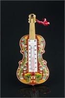 Chinese Gilt Violin Form Thermostat