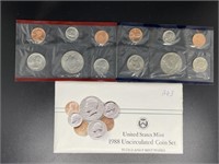 1988 U.S. Mint Uncirculated Coin Set