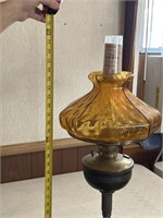 Vintage oil floor lamp. Very Heavy base with