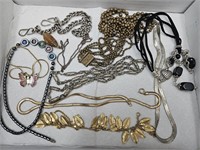 Costume Jewelry Lot Butterfly Necklace +