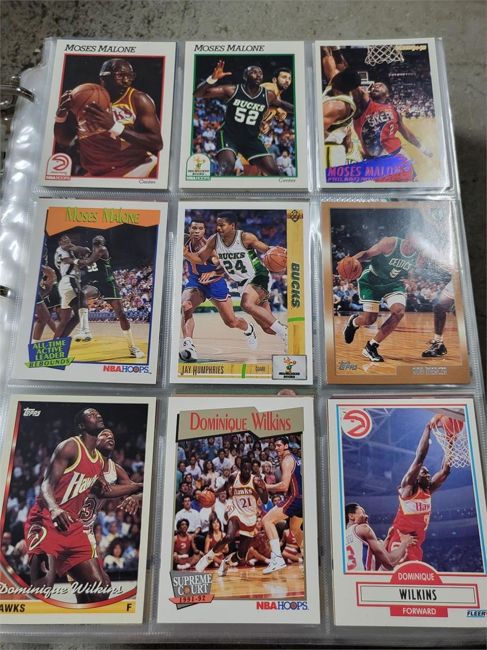Big Binder of GOOD basketball cards Kevin Garnett!
