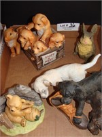 Box of Animal Figurines
