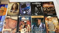 8 Music DVDs Kenny Chesney Keith Urban Rascall