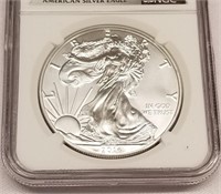 2016 Silver Eagle Early Release NGC MS 70