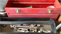 RED TOOLBOX AND CONTENTS