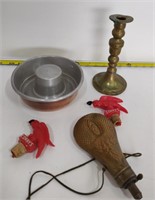 CANDLE STICK, JELLY MOLD, ETC