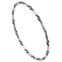 925 Sterling Silver Designer Bangle Bracelet