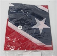 3'x5' New in package confederate battle flag.