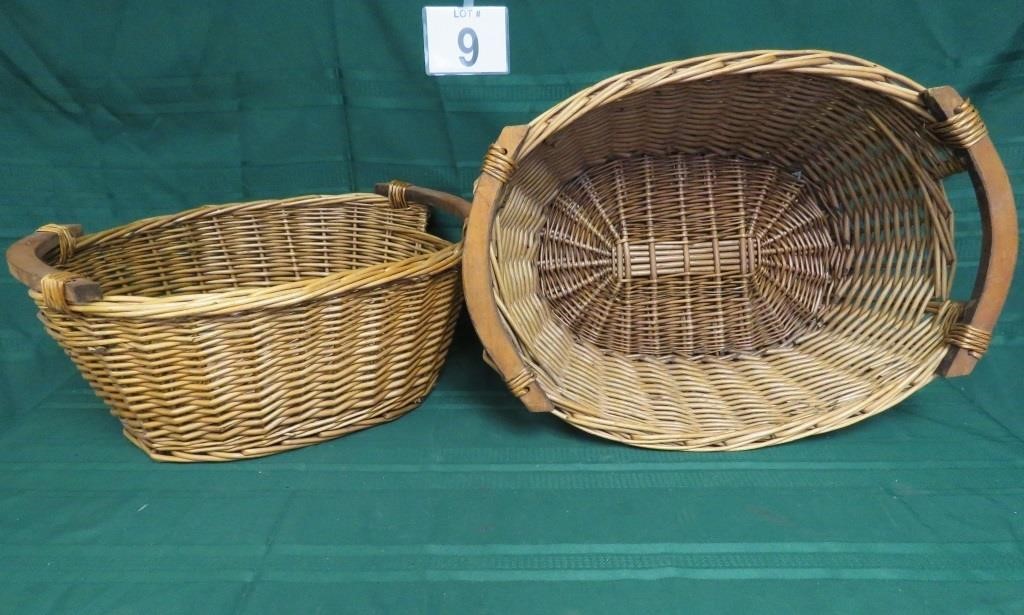 Nesting Wicker Baskets - Laundry Baskets