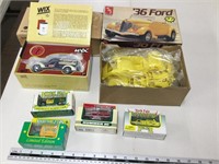4 York Fair die casts, 1st Gear Wix Truck, and