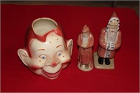 Santa's & Bottom of Cookie Jar