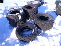 7 UNUSED ATV TIRES 3- 25 X 8 X 12