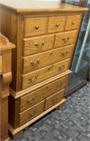 4 Pc. Modern Oak “Jamestown Sterling” Bedroom Set