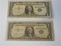 2pc Series 1957 A Silver Certificates