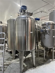 S/S 750L Capacity Jacketed Mixing Tank